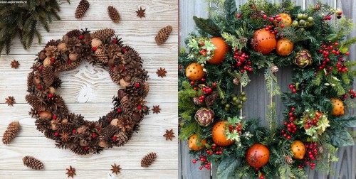 Comme c'est beau de décorer la porte pour le nouvel an